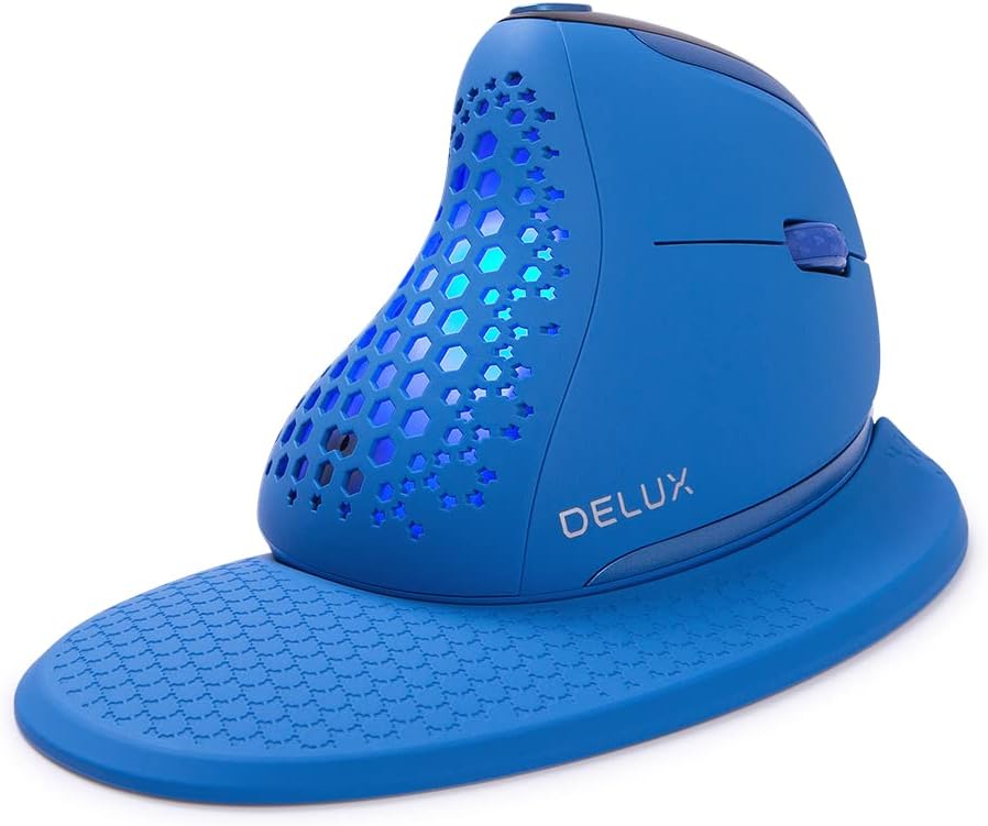 Wireless Ergonomic Vertical Mouse with OLED Screen, 7200DPI, Rechargeable W5537