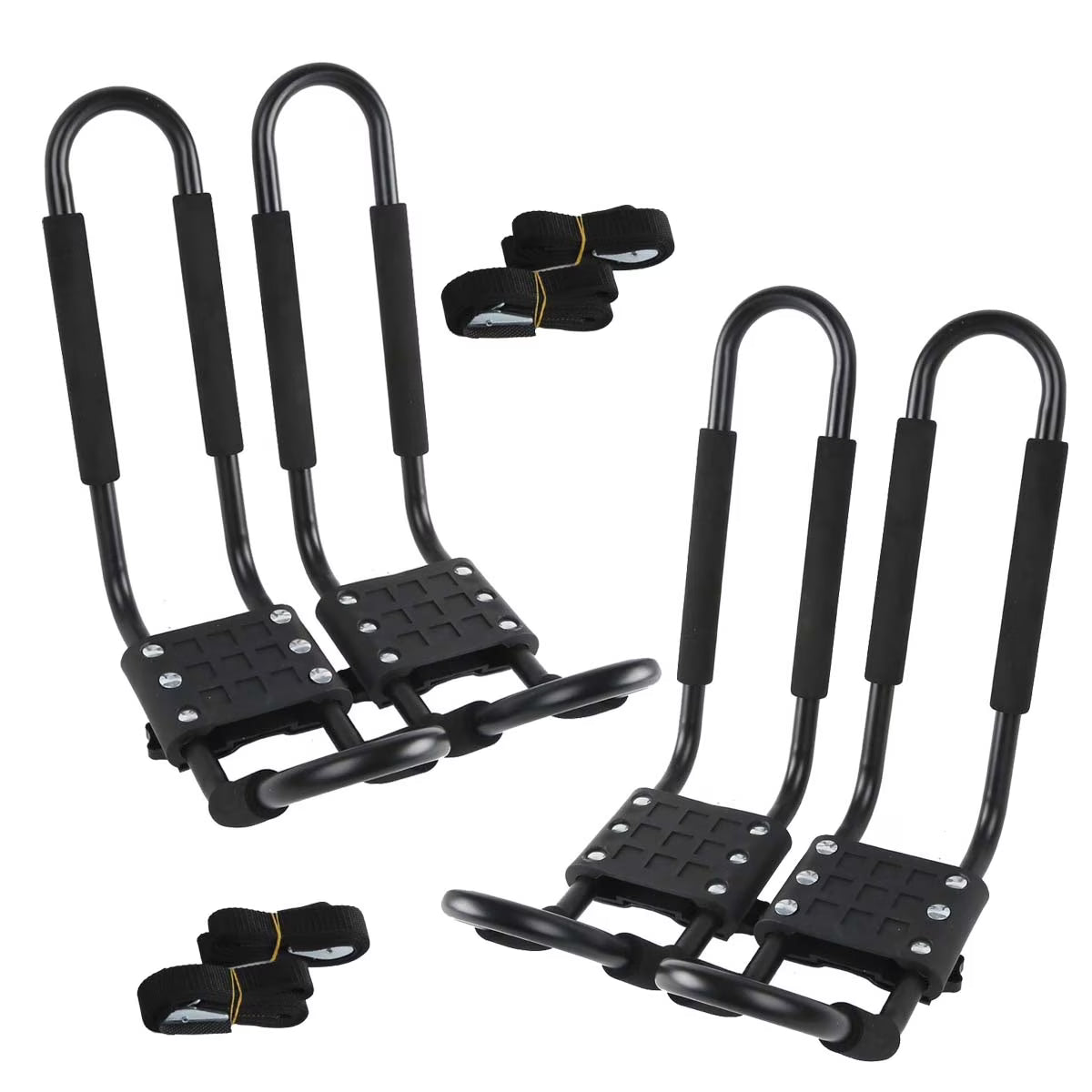 2 Pairs Universal Car Top Roof Rack Kayak Boat J-bar H34882