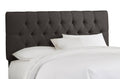 Charcoal Tufted California King Bed Headboard F2931