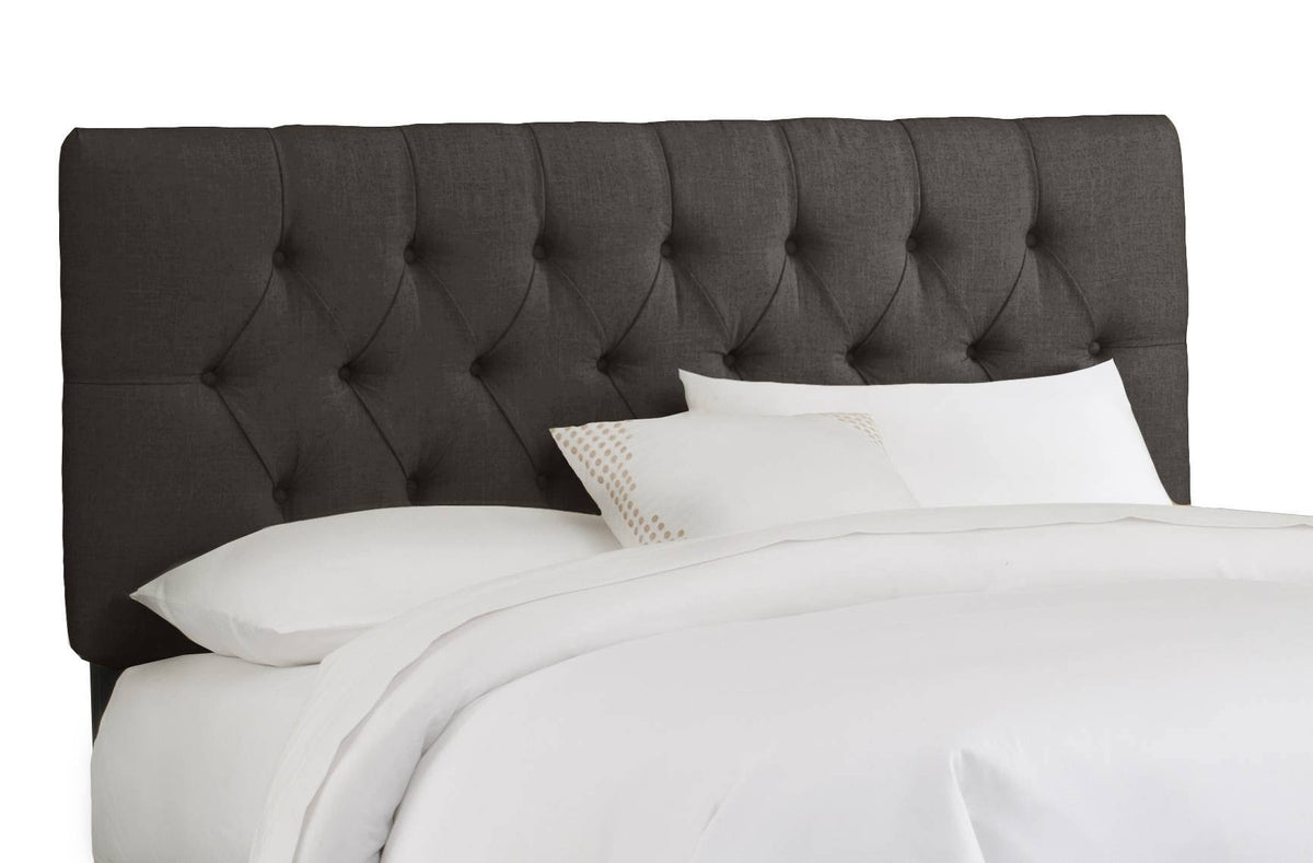 Charcoal Tufted California King Bed Headboard F2931