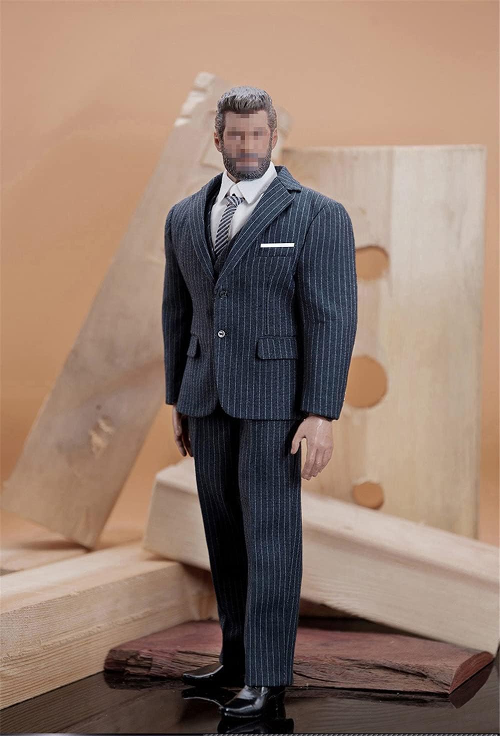 1/6 Scale Coat Shirt Waistcoat Pants Shoes Suit for 12 inch Male Action Figure J936052