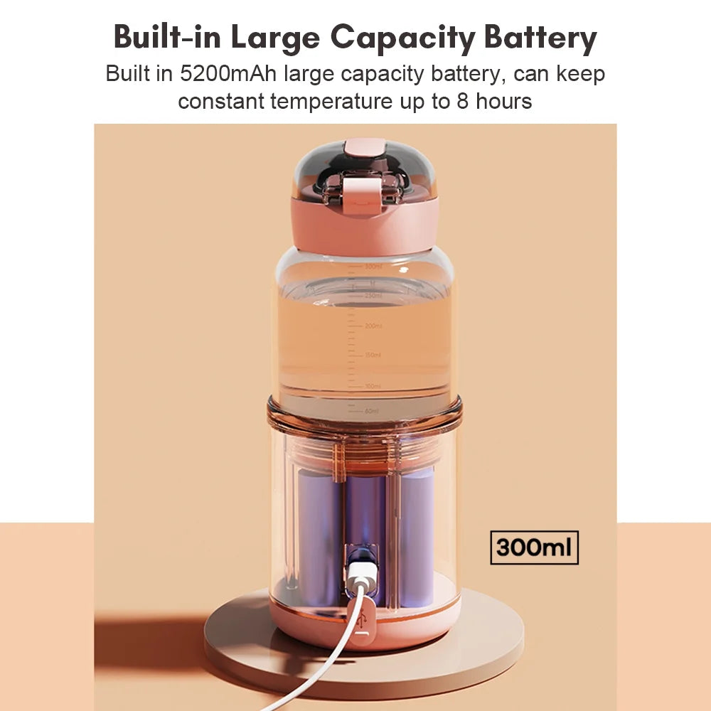 Instant Water Warmer Portable 300ml Wireless Electric Kettle S337661