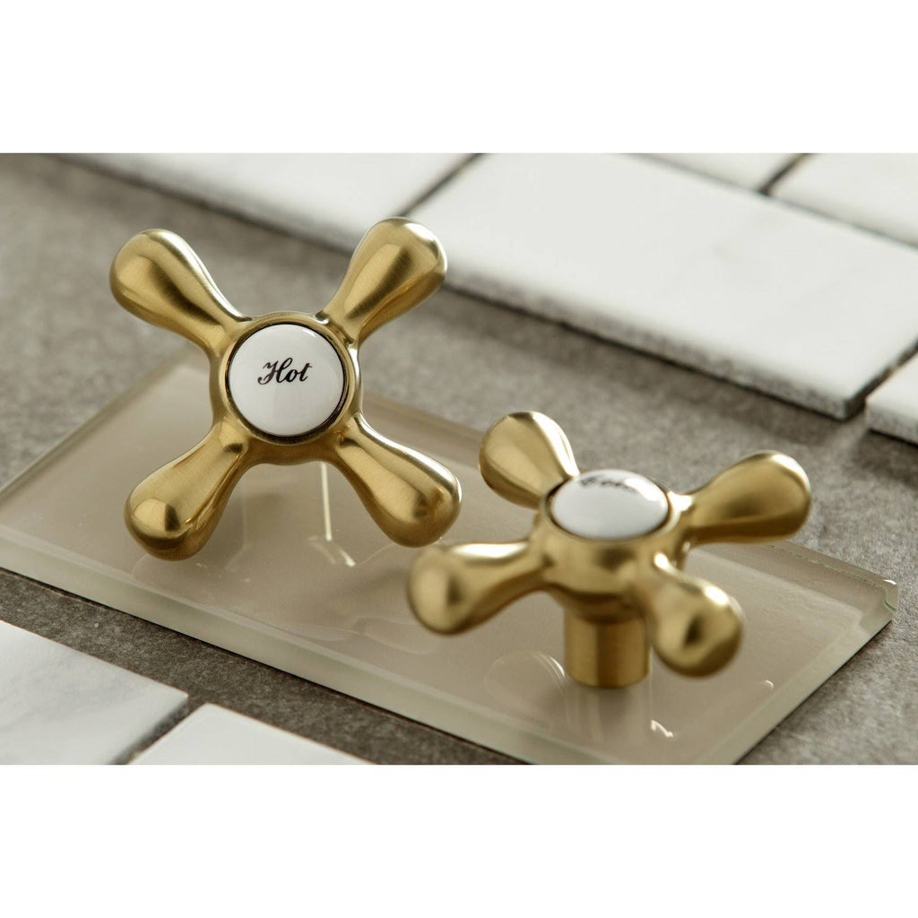 Brushed Brass Adjustable Wall Mount Kitchen Faucet Q7620
