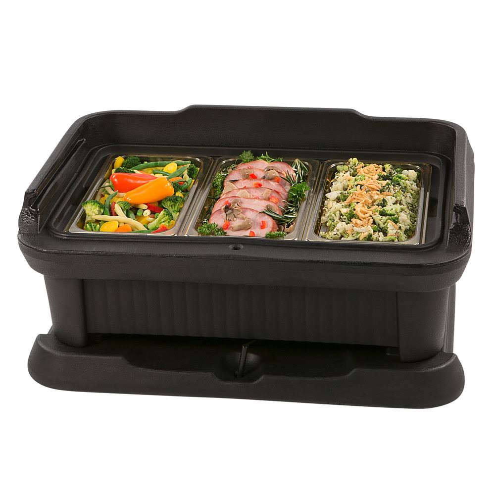 Insulated Food Pan Carrier, 4 inch, Black D47619