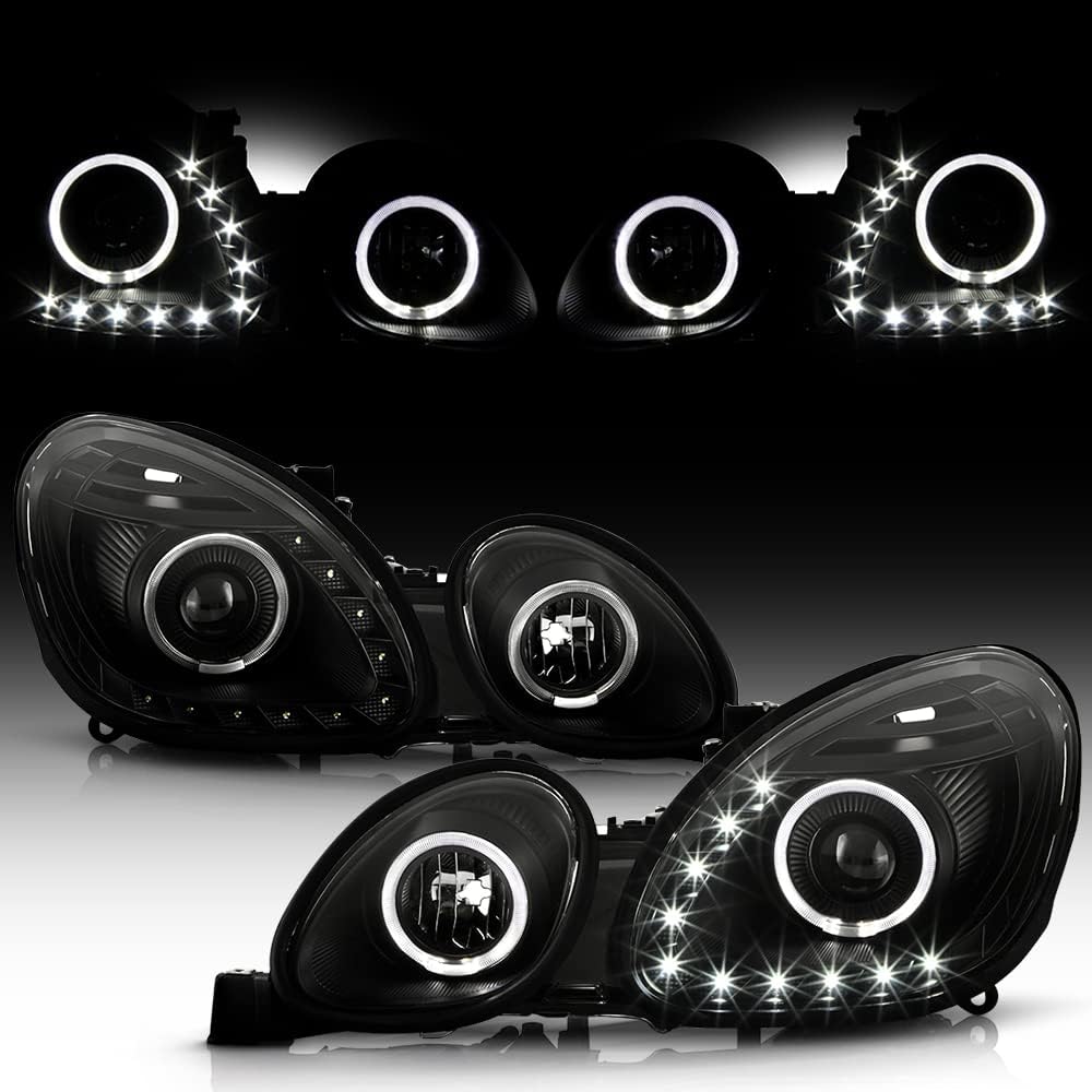 Black LED Projector Headlights B62908