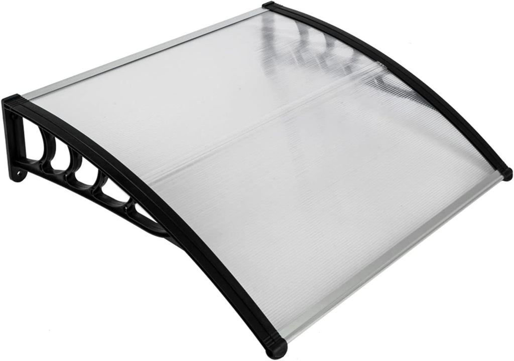 100 x 80 White and Black Awning Canopy Pack of 2 W35036