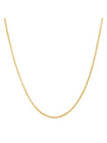 14kt Yellow Gold Bird Cage Chain Necklace, 18" A235