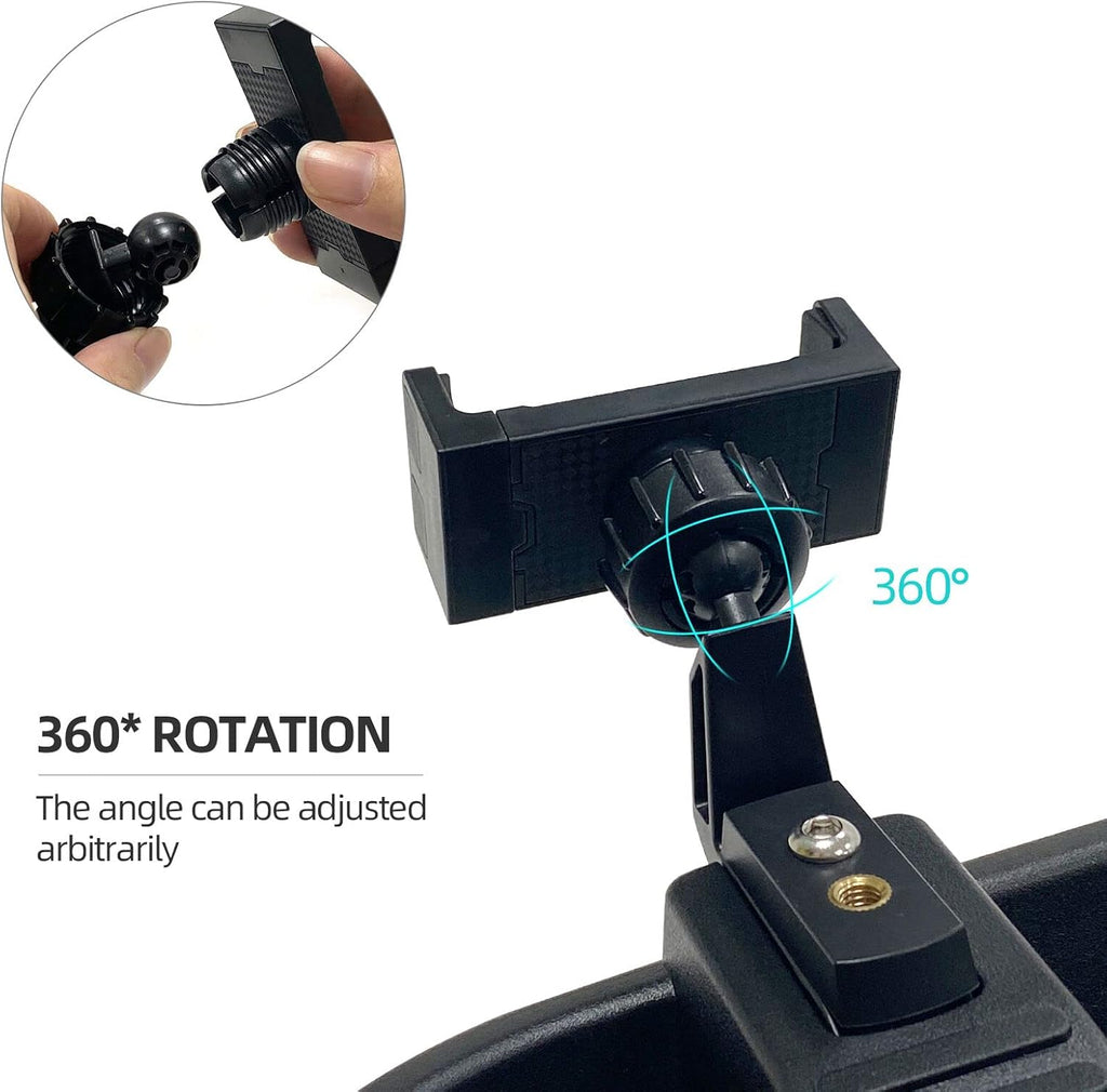 Black Dash Cell Phone Holder with Tray N48944