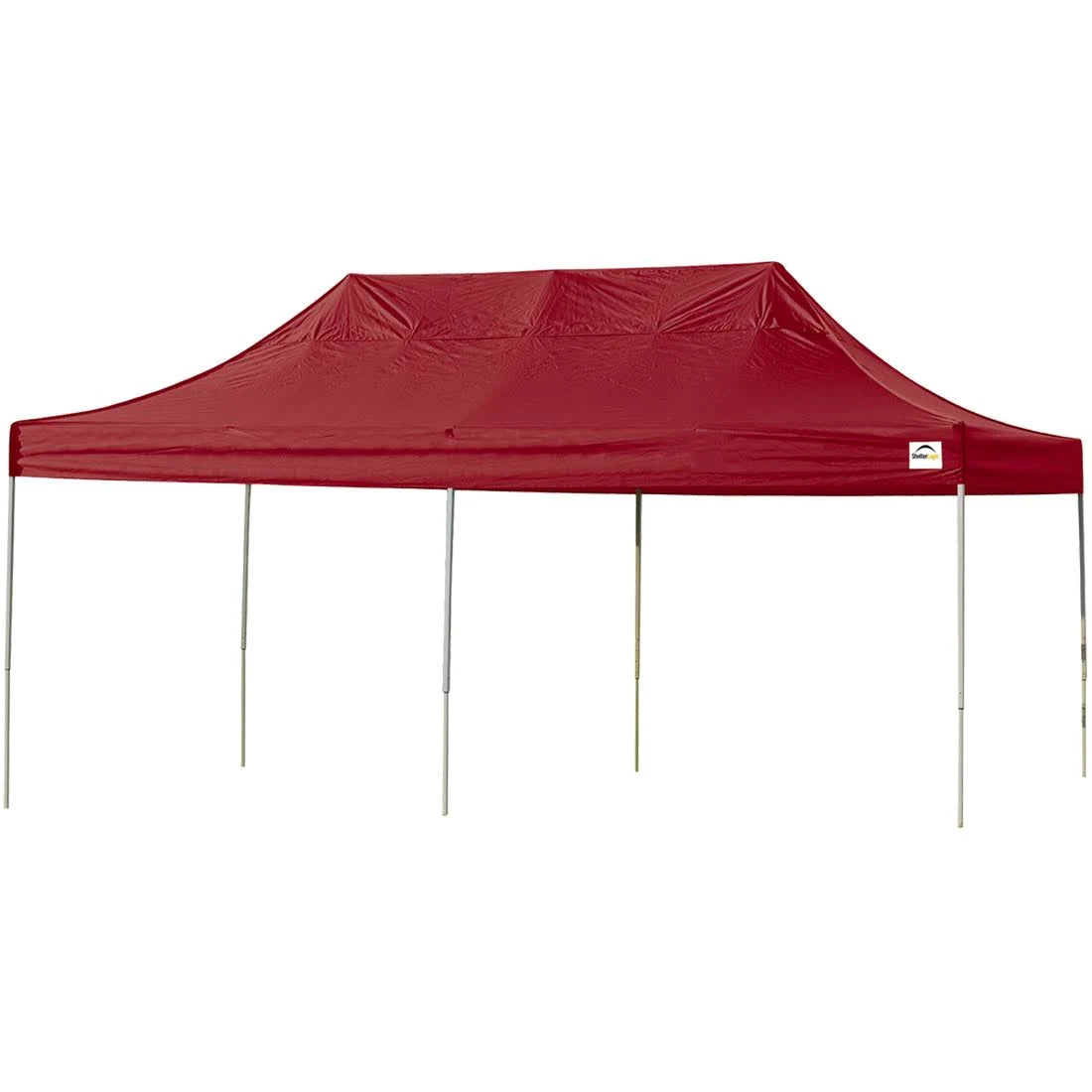 Red 10' x 20' Straight Leg Pop-Up Canopy C388556