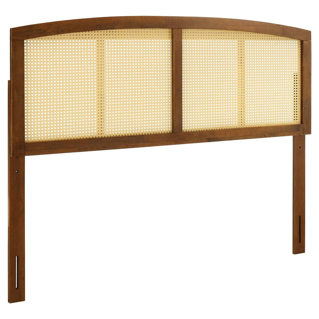 Walnut Cane King Headboard C9991