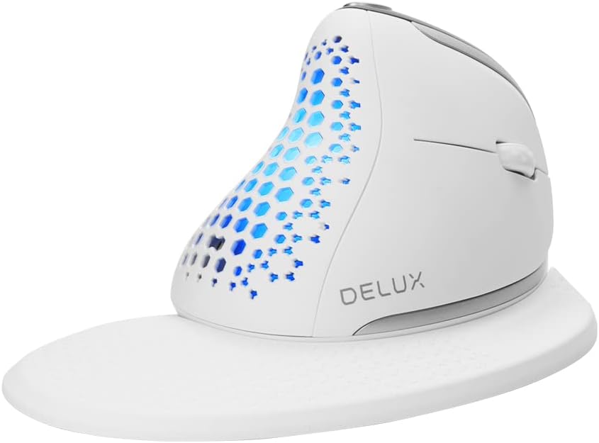 Wireless Ergonomic Vertical Mouse with OLED Screen, 7200DPI, Rechargeable W5537