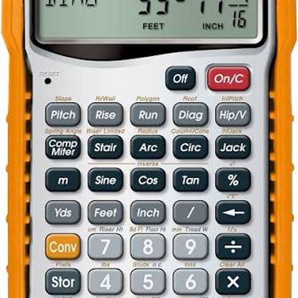 Construction Master Pro Trig Calculator - Black Q546