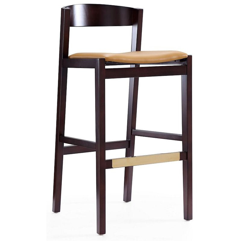 Faux Leather Barstool Set of 2 V177