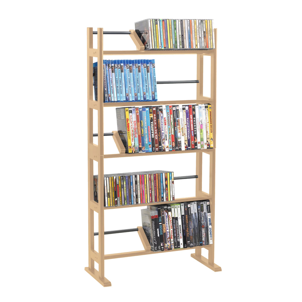 Media Storage Rack for CDs, DVDs, BluRays B552