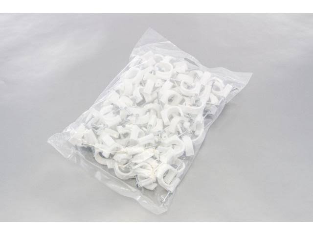 2500 Round 18 mm Cable Wire Clips Y62455