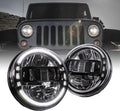 Black Round LED Headlights X514