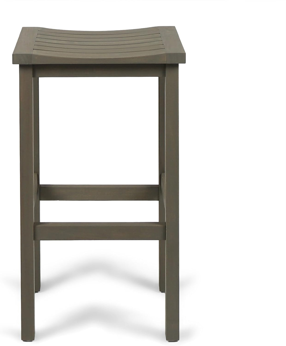 Grey Acacia Wood Barstools, 4-Pcs Set A5481