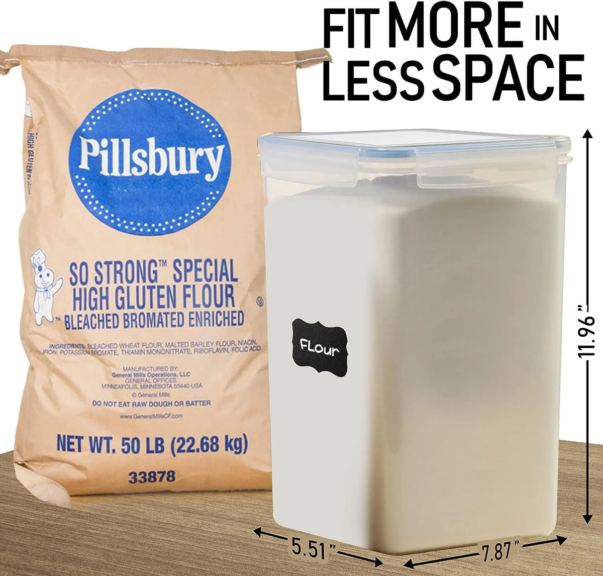 8.5L/287Oz Extra Large Airtight Food Storage Containers, 2 PACK with Lids S9290