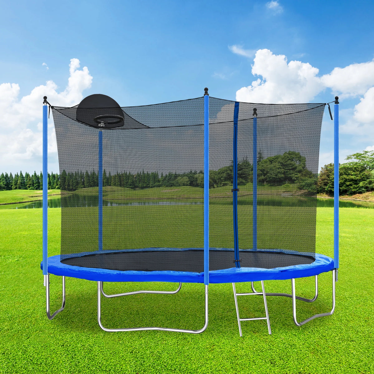12FT Metal Trampoline X14349
