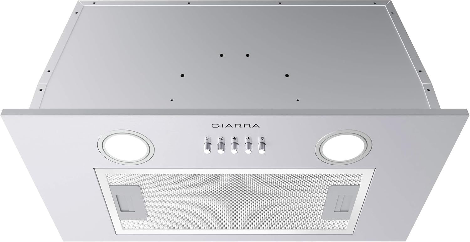 Stainless Steel Built In Range Hood Insert with 3 Speed Exhaust Fan Q3712