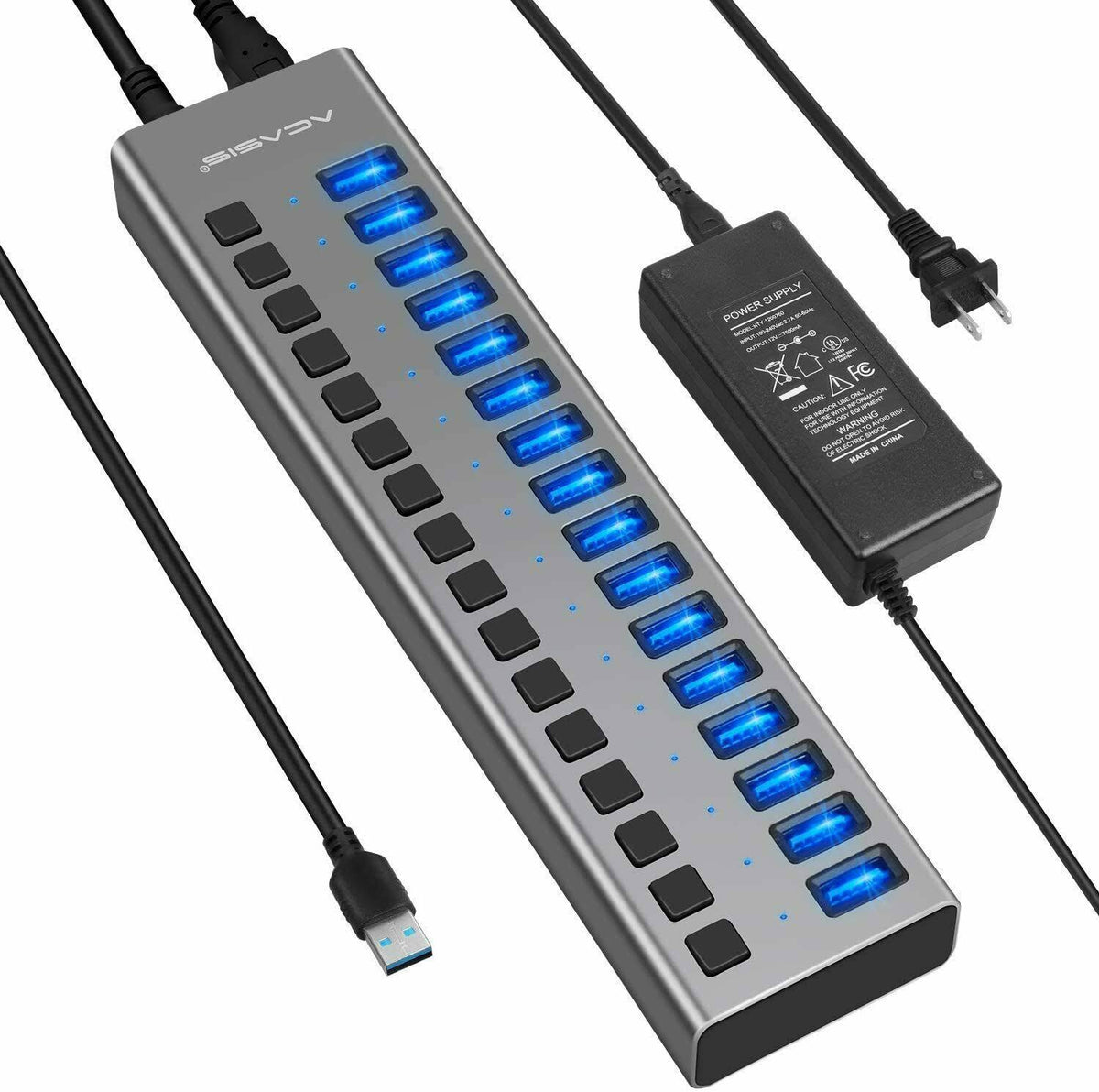 16 Ports 90W USB 3.0 Data Hub E321371