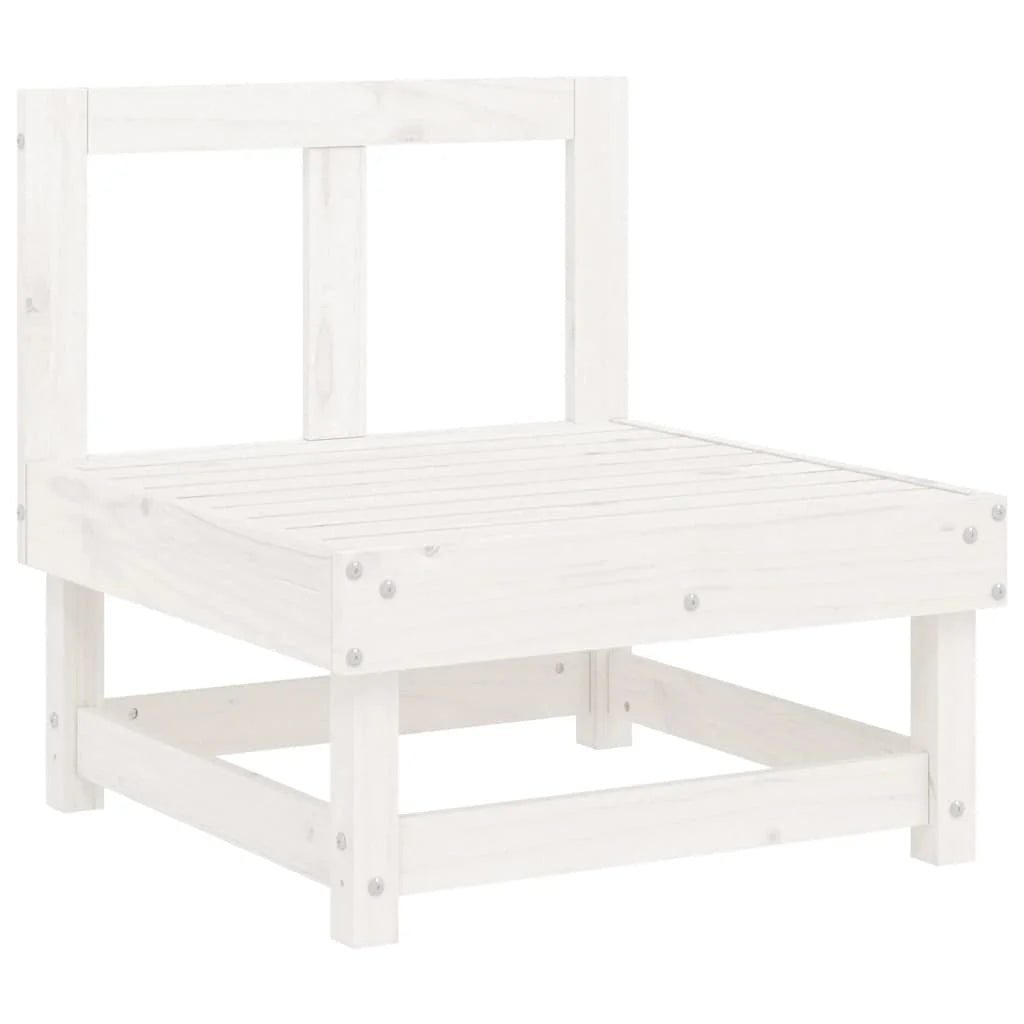 White Solid Wood Pine Sofa with Cushions Q63074