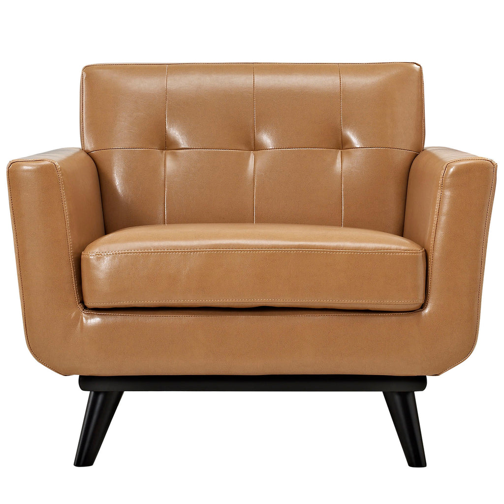 Brown Leather Armchair W900