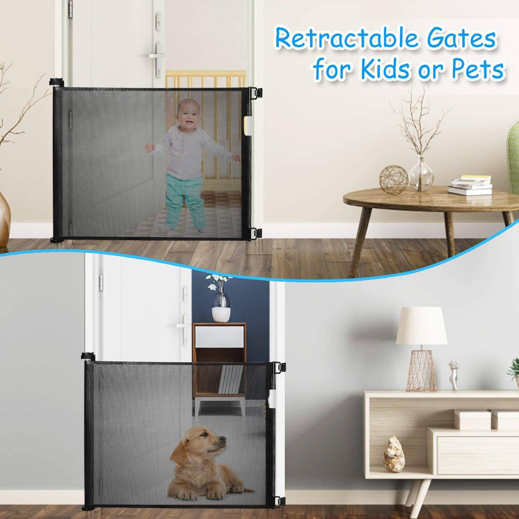 Retractable Baby Gate Safety Mesh Gate W283