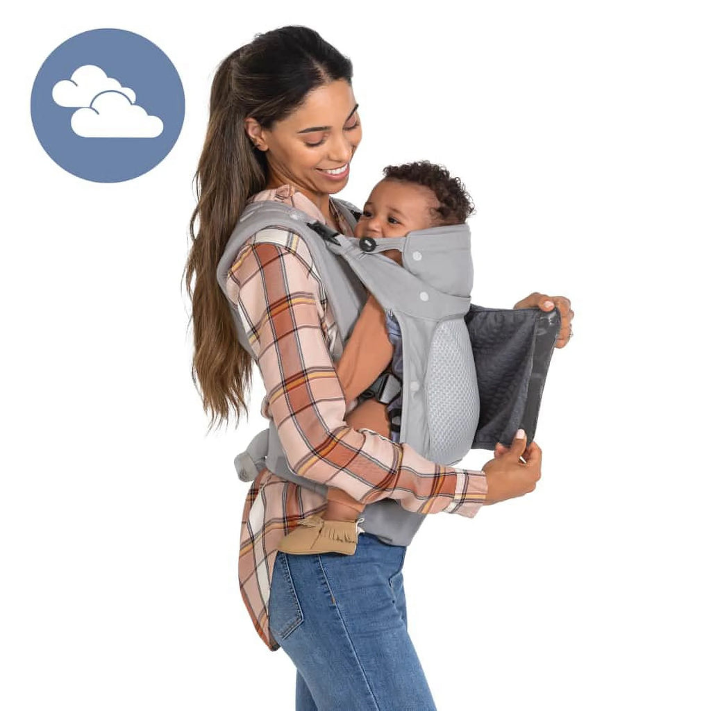 Gray 4-Position Ergonomic Baby Carrier H895088