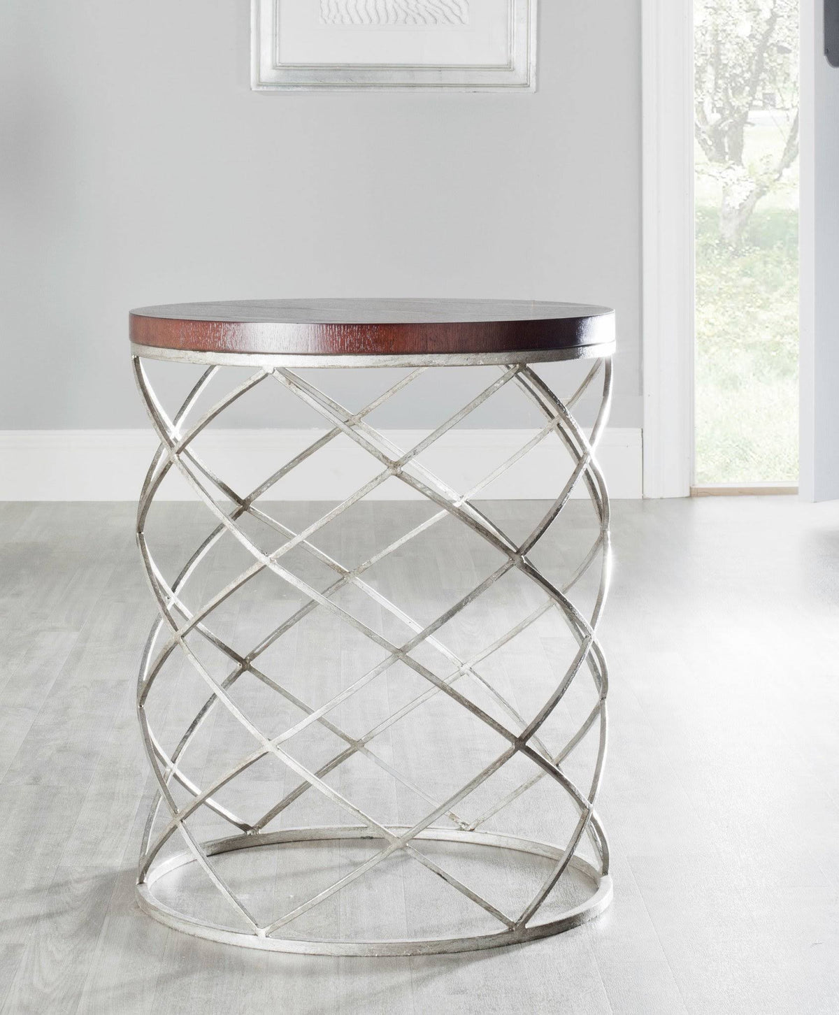 Silver Accent Table J5233