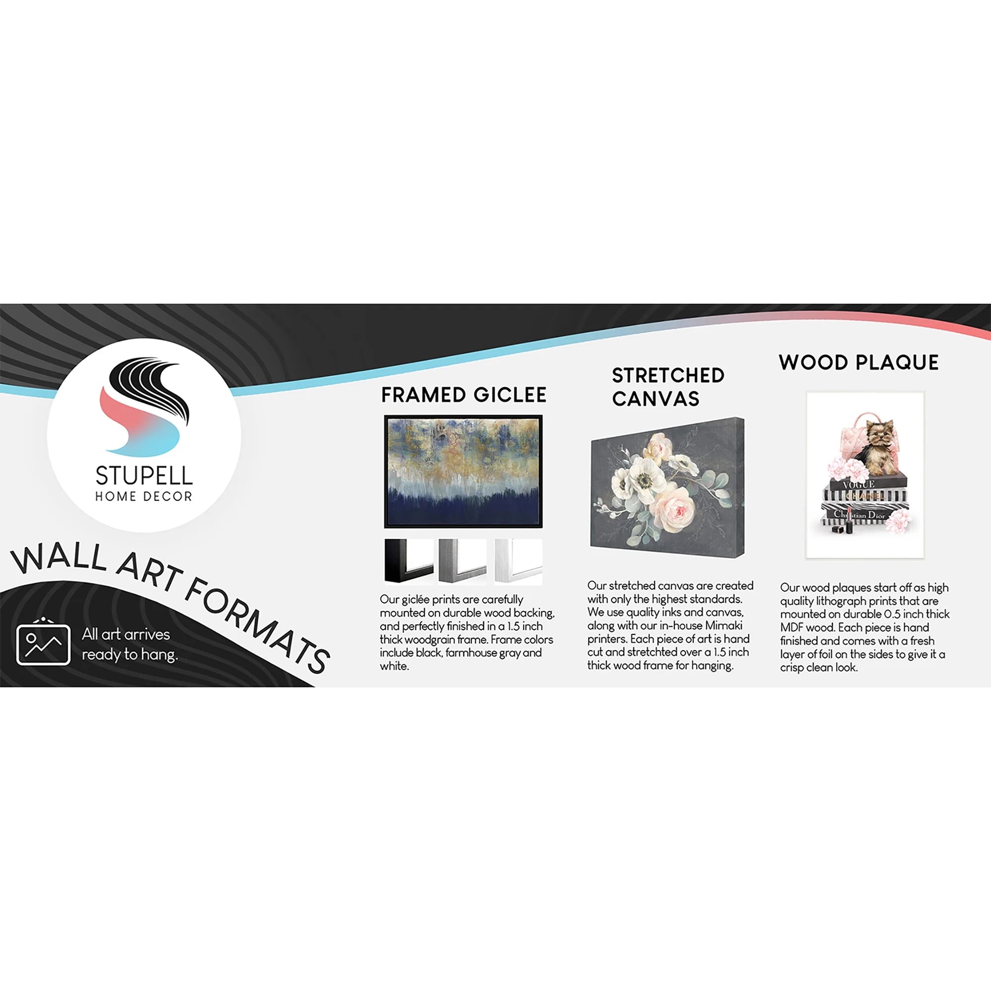 Gallery Wrapped Canvas Print Wall Art S2497