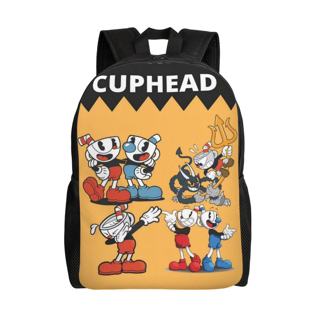 Cuphead Mugman Brothers Backpack Lightweight Daypack H7020