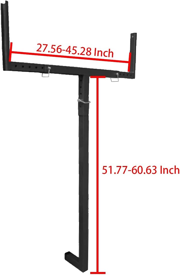 2 IN 1 Foldable Pick Up Truck Bed Hitch Extender Extension Rack Pack of 2 K7999