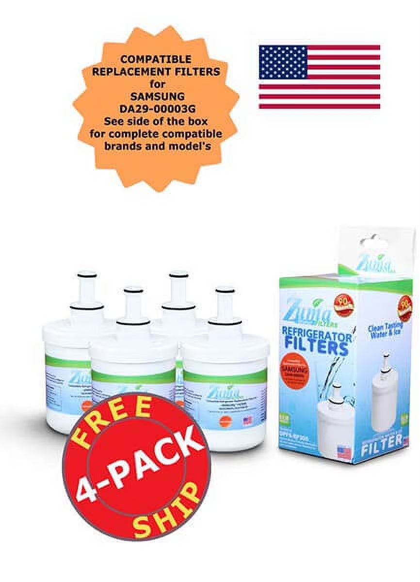 4 Pack Water and Ice Filter A352