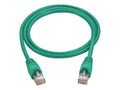 Black Box Cat6 Patch Cable, Stranded, Green, 2-ft. S330188