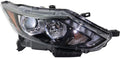 Headlight Assembly for Nissan Rogue Sport 2017 2018 2019 Passenger Side Halogen Z156452