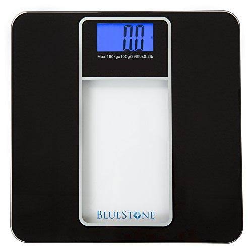 Black Digital Body Fat Scale with Large LCD Display M347