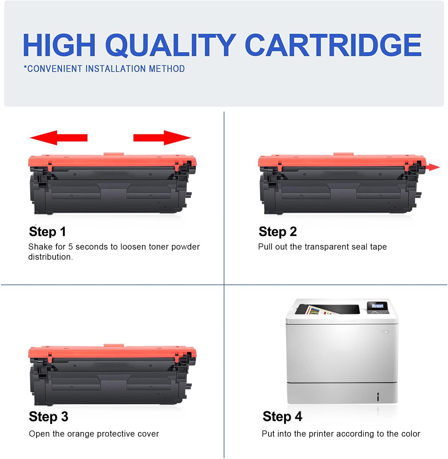 Black 2-Pack Toner Cartridges for HP Printer I16743