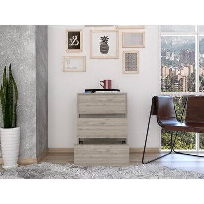 Gray 3 Drawer Filing Cabinet L2261