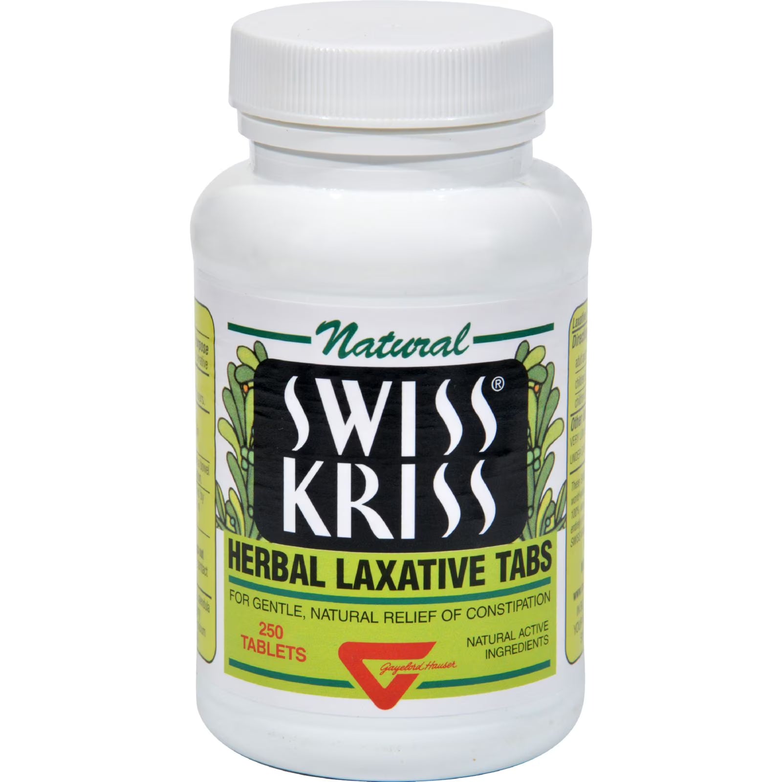 Herbal Laxative Tablets 250 ea (Pack of 4) S73782