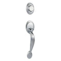 Dummy Exterior Handleset Satin Chrome Finish O9337