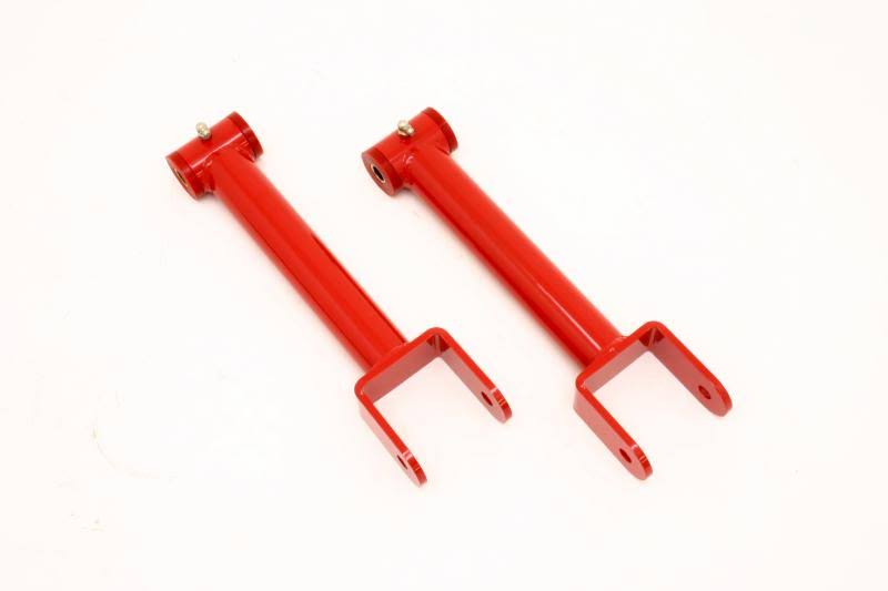 Red Upper Control Arms with Polyurethane Bushings N571287
