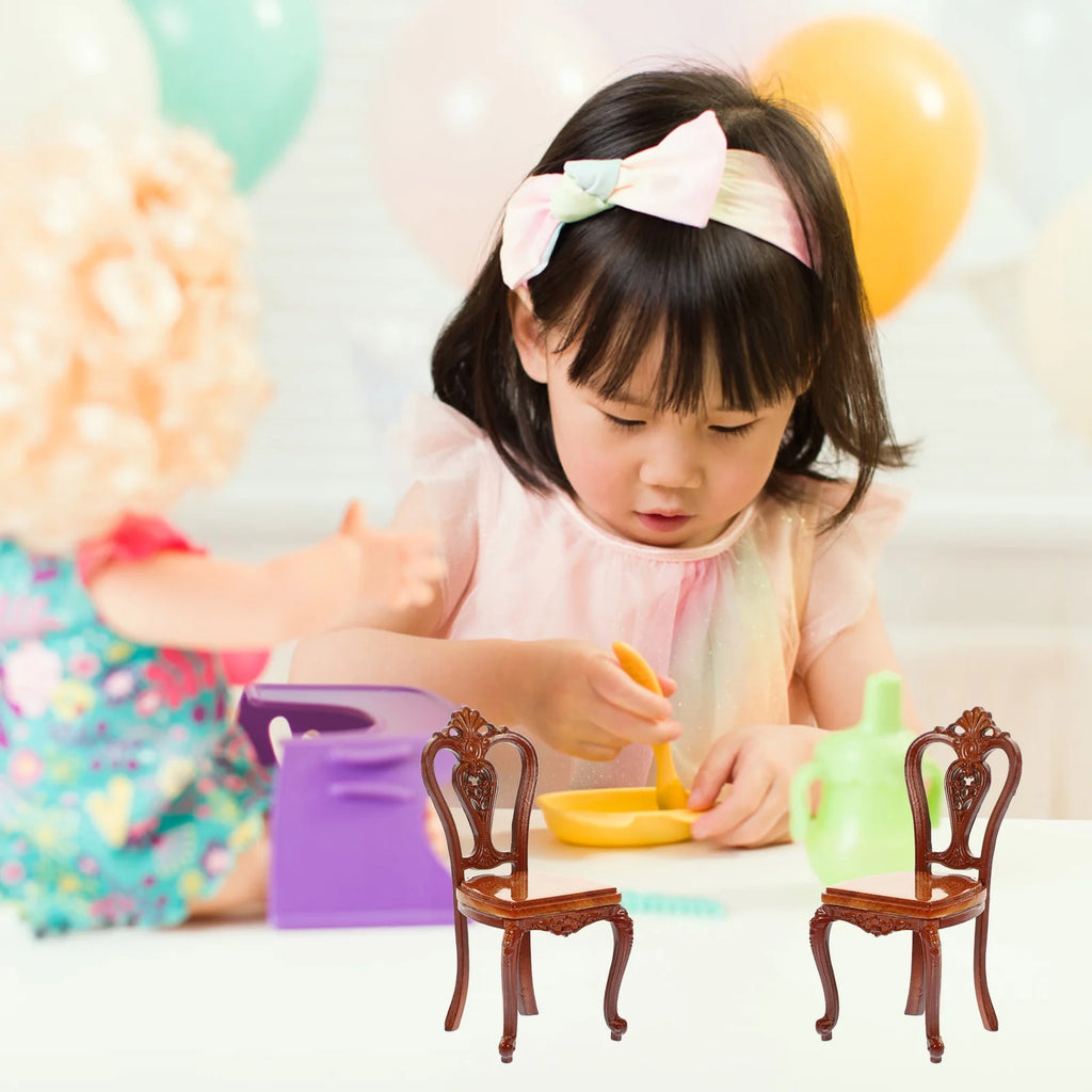 Miniature Metal Wood Chair Model G546842