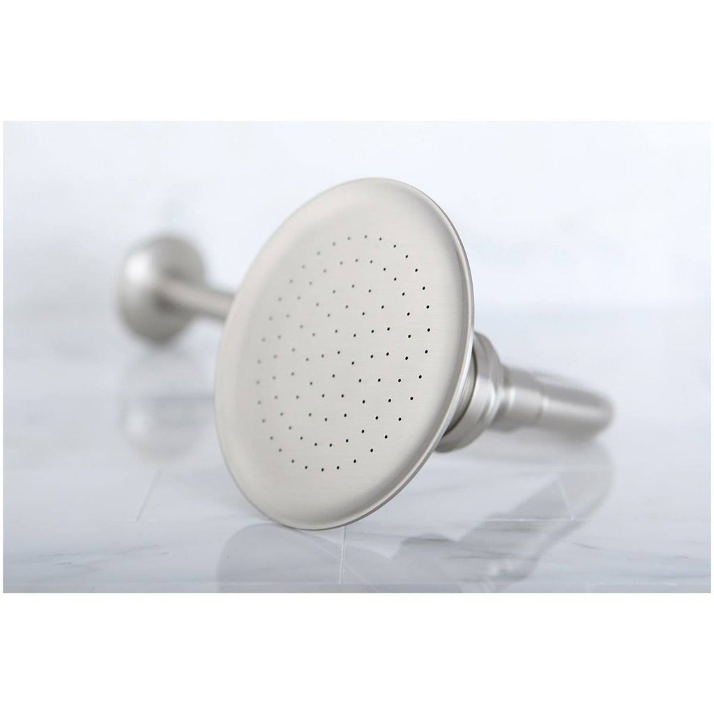 Satin Nickel Showerhead with 12inch Shower Arm P94258