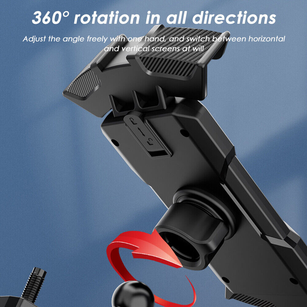 Black Motorcycle Handlebar Mount Holder for Cell Phone GPS J854