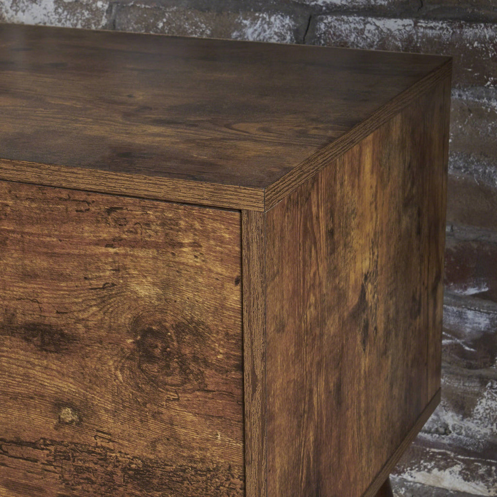 Pine /Wenge Fiberboard Entertainment Center A7940