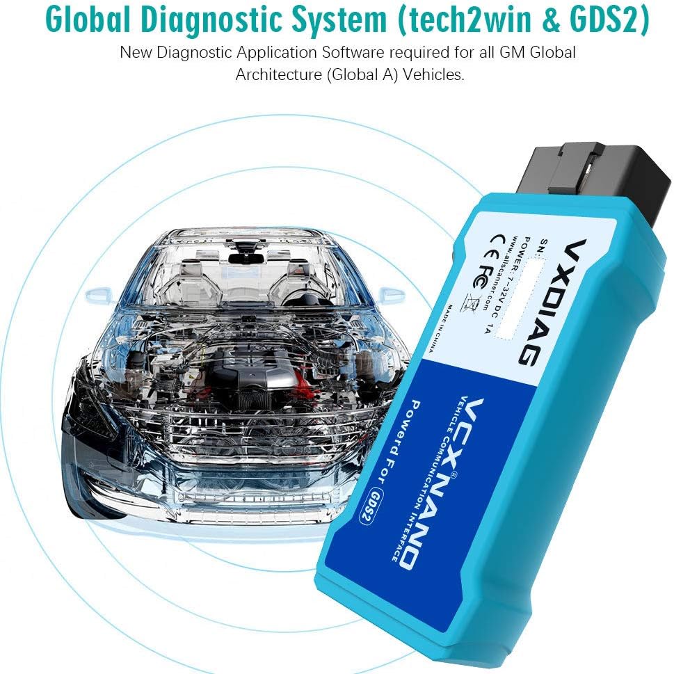 VCX Nano GDS2 and Tech2Win Diagnostic Programming System for GM/Opel WiFi Version V4148