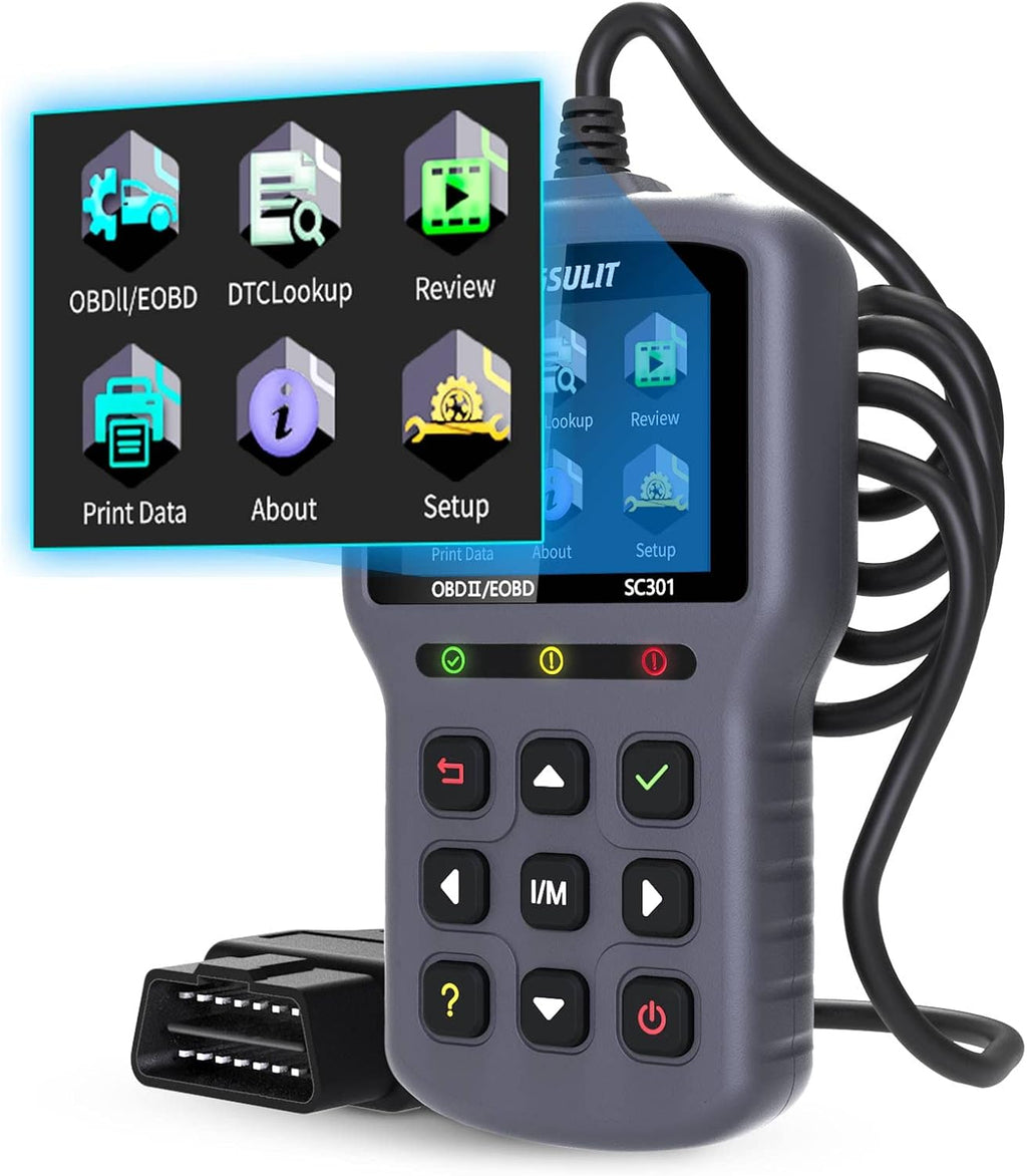 OBD2 Scanner with Reset, Code Reader, Grey Pack of 2 O824