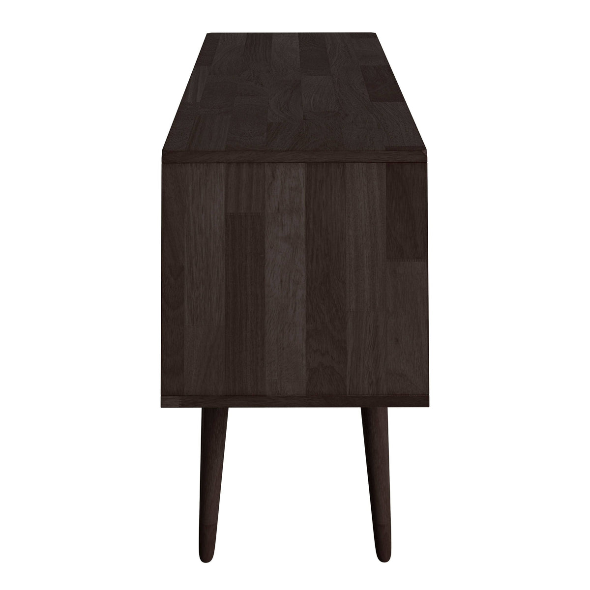 Natural Finish Wood Entertainment Cabinet with Doors A81154