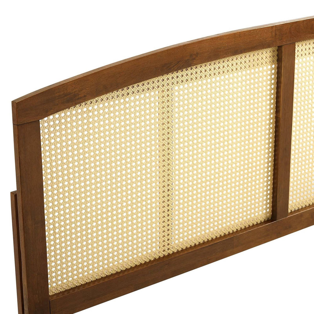 Walnut Cane King Headboard C9991